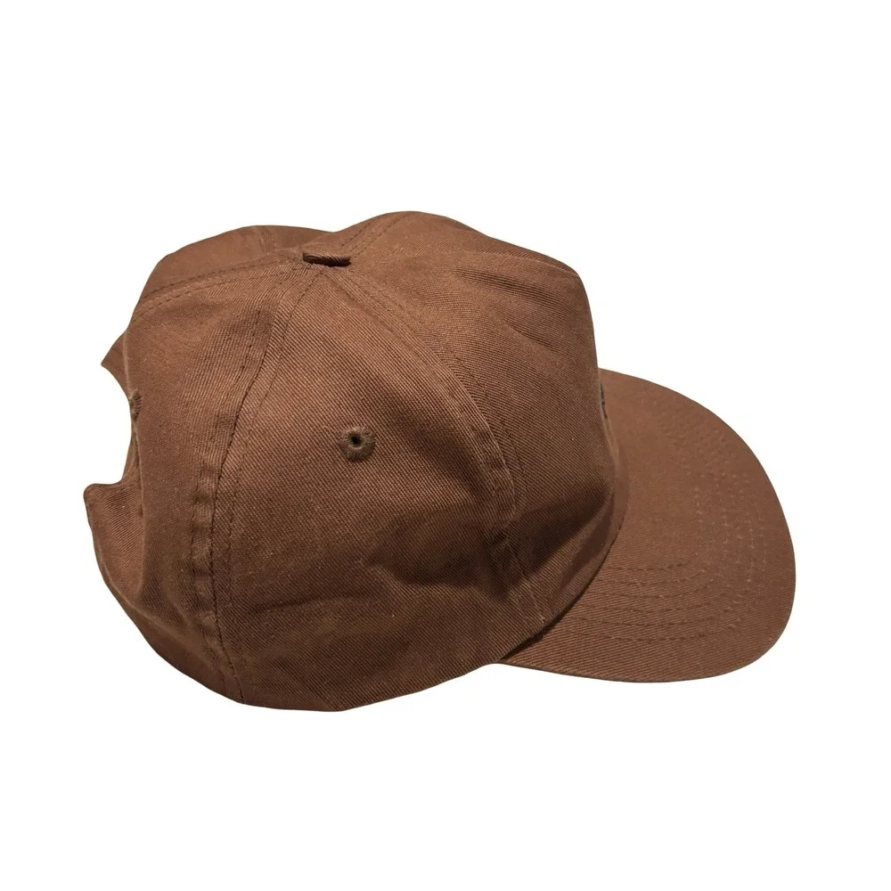 FORMER Men's Spell Out Logo Snap Back Hat Brown Size OSFM